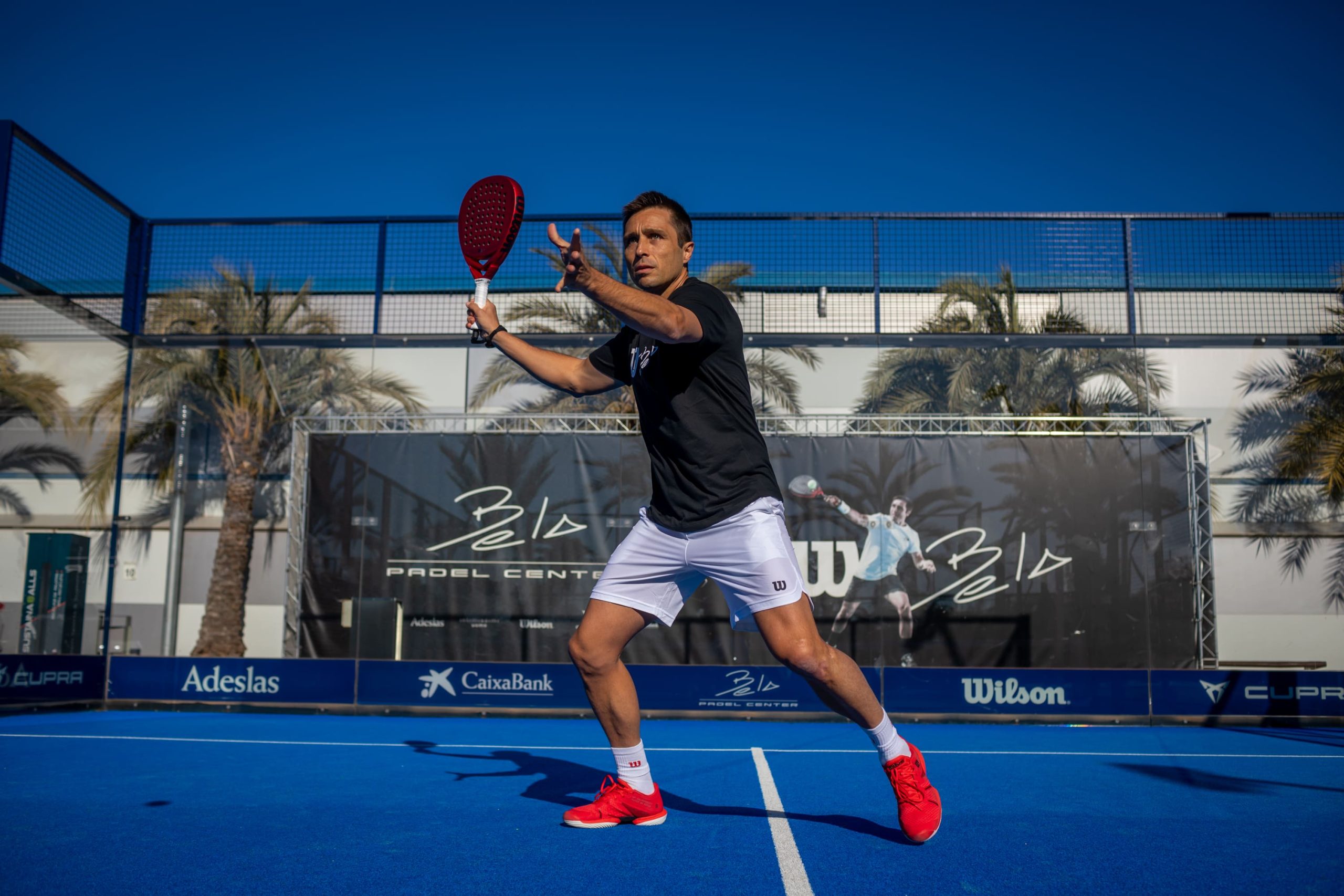 Session de padel au Bela Padel Center